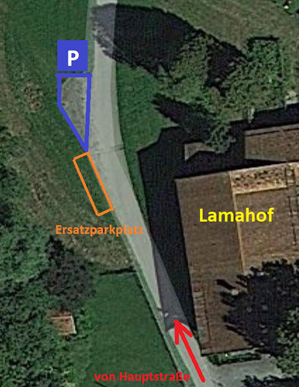 Parkplatz Lamahof