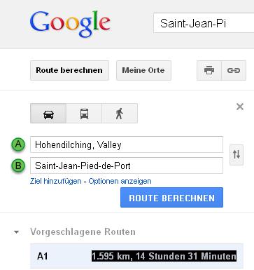 Entfernung nach Saint-Jean-Pied-de-Port