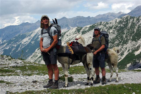 Auf dem Lafatscher Joch